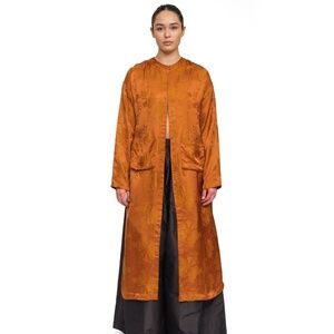 ONE-OF-A-KIND - NON-GENDERED - ONE-SIZE - ÁO TỨ THÂN - COPPER SILK SATIN JACQUAR